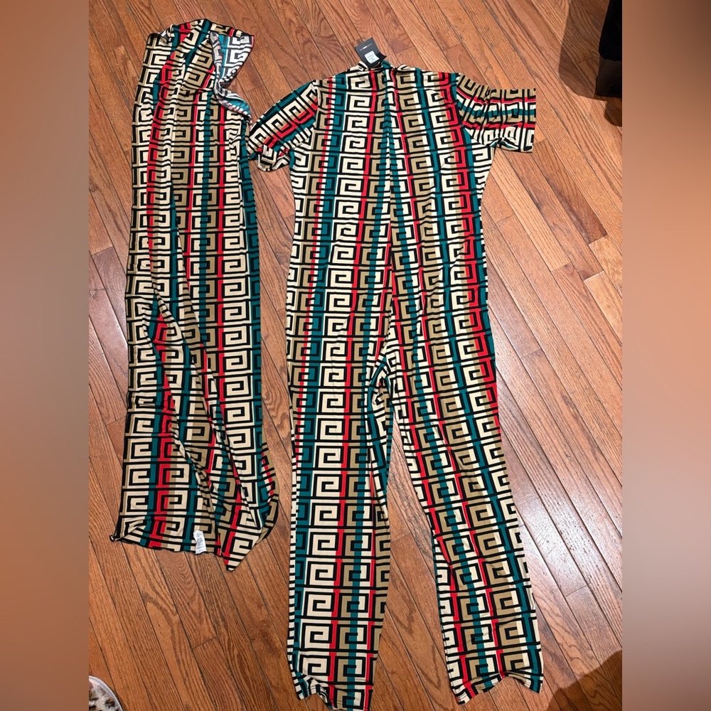 Geometric Patterned Jumpsuit - image 1
